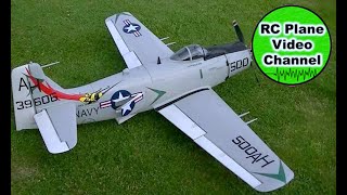 A1 Skyraider  Starmax  1600mm  Crash  MSG Stiftland  Günter HD [upl. by Isborne]