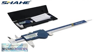 SHAHE Hardened Stainless Steel Digital Caliper Electronic Vernier Caliper Micrometer Review [upl. by Bihas]