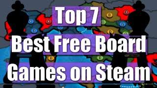 Top 7 Best Free Board Games on Steam [upl. by Ahsinyd]