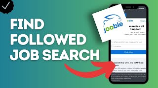 How to find followed job search on Jooble [upl. by Elakram178]