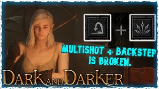 Backstep  Multishot RANGER BUILD IS SECRETLY OP Dark and Darker Ranger Ice Caverns 1v2s [upl. by Koerlin]