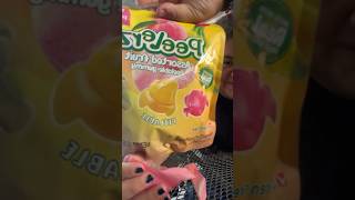 Trying Peelerz peelable gummies banana amp peach 🍑🍌 pt3 food [upl. by Mackenie307]