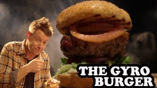 GyroTastic Lamb Burger  Burger Lab [upl. by Atrebla93]