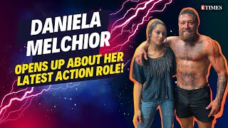 EXCLUSIVE  Daniela Melchior Spills the Tea on Road House amp Working with Jake Gyllenhaal [upl. by Aneloc174]