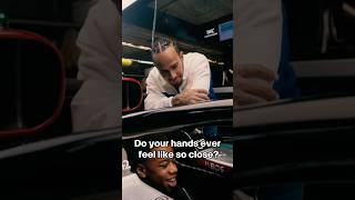 Lewis Hamilton shows Junior Driver inside his F1 car 🥹🤯 [upl. by Analihp]