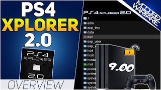 New PS4 Xplorer 20 Homebrew App Overview [upl. by Ahsilrae478]