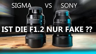 Sigma 50mm F12 vs Sony 50mm F12  TEST Welches Objektiv ist besser [upl. by Atekehs705]