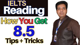 IELTS Reading  How YOU GET 85  TIPS  TRICKS By Asad Yaqub [upl. by Laureen]