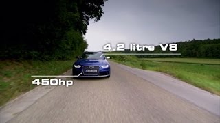 Audi RS 4 Avant Test Drive  Fifth Gear [upl. by Alyks]