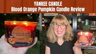 YANKEE CANDLE Blood Orange Pumpkin Candle Review [upl. by Alburg271]