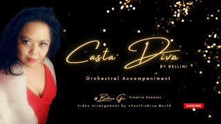 Casta Diva by Bellini  Orchestral Accompaniment with vocal score [upl. by Abagail330]