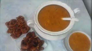 Soup with lentils and chickpeas Moroccan Hariraالحريرة المغربية [upl. by Ahrat]