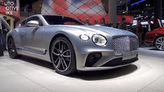 WORLD PREMIERE Bentley Continental GT  IAA 2017 [upl. by Orodoet]