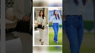 hiba bukhari vs Ayeza khan whi is most beautiful pakistaniactresse fashiondesign foryou [upl. by Ida360]