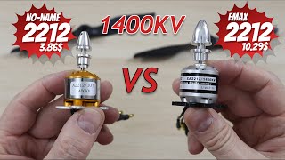 Popular amp Cheap Noname 1400KV VS Emax 1400KV 2212 Brushless Motor Comparison 345 VS 1029 [upl. by Micro]