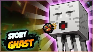 Ghast Story Minecraft  Why are Ghast Sad and Crying   Minecraft Stories 6 [upl. by Iveson363]