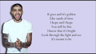 ZAYN  Golden Lyrics [upl. by Nonna]