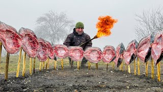 This Is How Fish Was Fried 3000 Years Ago Delicious Life In A Mountain Village [upl. by Eelyak165]