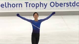 Donovan Carrillo MEX  2017 Nebelhorn Trophy FS [upl. by Nivrag900]