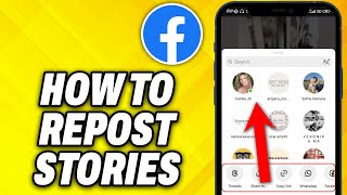 How To Repost Facebook Stories 2024 [upl. by Anavlis16]