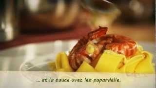 Papardelle aux scampis sauce curry et pancetta croustillante  Knorr [upl. by Infield958]