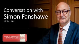 Conversation with Simon Fanshawe 26th April 2022 [upl. by Anwahsiek]