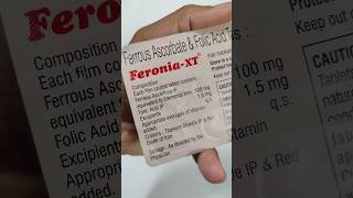 Feronia XT Tablet Price Per Sheet  Iron Tablet for Pregnancy Women  Zuventus Healthcare Limited [upl. by Dotson]