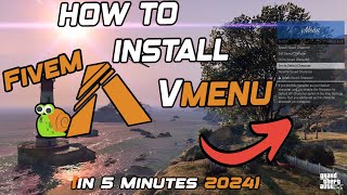 How to install vMenu into a Fivem server in less than 5 Minutes 2024  FREE  FAST  EASY [upl. by Peacock455]