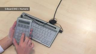 BakkerElkhuizen compact keyboard S Board 840 Numeric [upl. by Drawdesemaj]