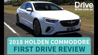 2018 Holden Commodore First Drive Review  Drivecomau [upl. by Morena]