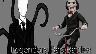 Slenderman vs Jigsaw Rap Battle Legendary Rap Battles 3 [upl. by Tare]