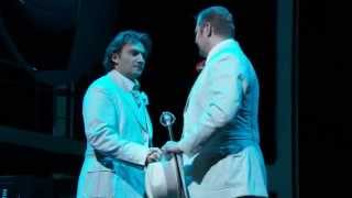 Faust Prologue excerpt  Jonas Kaufmann amp René Pape Met Opera [upl. by Elgna]