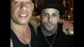 ¡Nicky Jam y Vin Diesel ¡y dan un mensajes [upl. by Mccartan]