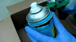 How to decant aerosol paint for Airbrush spraying safely [upl. by Calista]