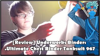 Review Underworks Binder Ultimate Chest Binder Tanksuit 967 [upl. by Irab468]