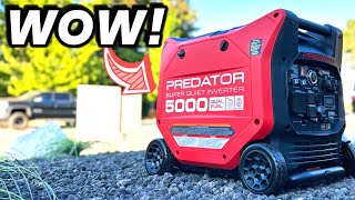 BEST New Generator Predator 5000 Watt DualFuel SUPER QUIET inverter Generator LOADED [upl. by Pressey607]