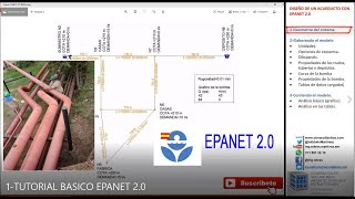 TUTORIAL BASICO EPANET 2 0 [upl. by Carlo]