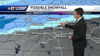 WATCH Snow Showers for the Mountains and Foothills Monday Afternoon [upl. by Aiek]