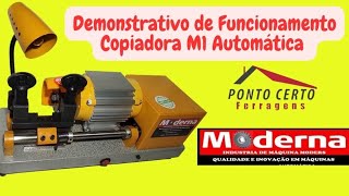 Funcionamento Copiadora de chaves Moderna  Automática [upl. by Dukie]