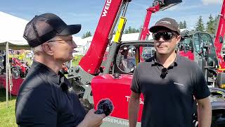 Scott Garvey learns about Weidemann telescopic wheel loaders and telehandlers cofs24 [upl. by Jablon456]