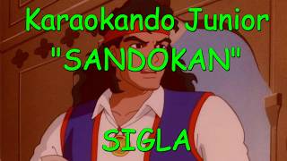 KARAOKE  SANDOKAN  SIGLA con TESTO [upl. by Uzzi]