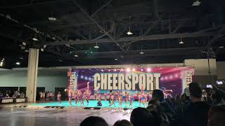 Stingray Allstars Orange 202021 Cheersport Atlanta Grand Championship [upl. by Ayidah]