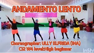 ANDAMENTO LENTO ll High beginner ll Choreographer ULLY ELFRIDA INA Perform di ILDI DKI [upl. by Arda]