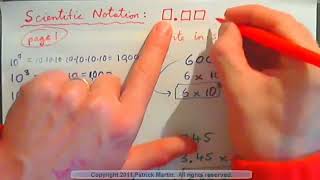 Write a Number in Scientific Notation [upl. by Rolanda]