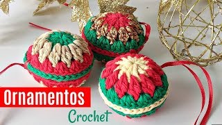 Ornamentos a crochet para navidad 2017 [upl. by Carmelo]