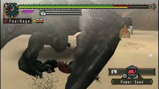 【MHP2G】2 Black Diablos Hunting Horn in 856 [upl. by Kristy261]