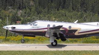 Pilatus PC12 Takeoff [upl. by Franza]