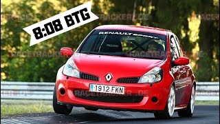 808 BTG Clio 197 Nurburgring Nordschleife [upl. by Perlie]