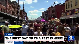 The first day of CMA Fest is here [upl. by Wallie423]