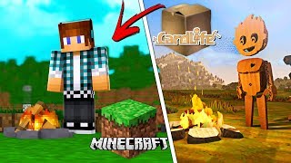 O NOVO MINECRAFT FEITO DE PAPELÃO   CardLife [upl. by Leibman]